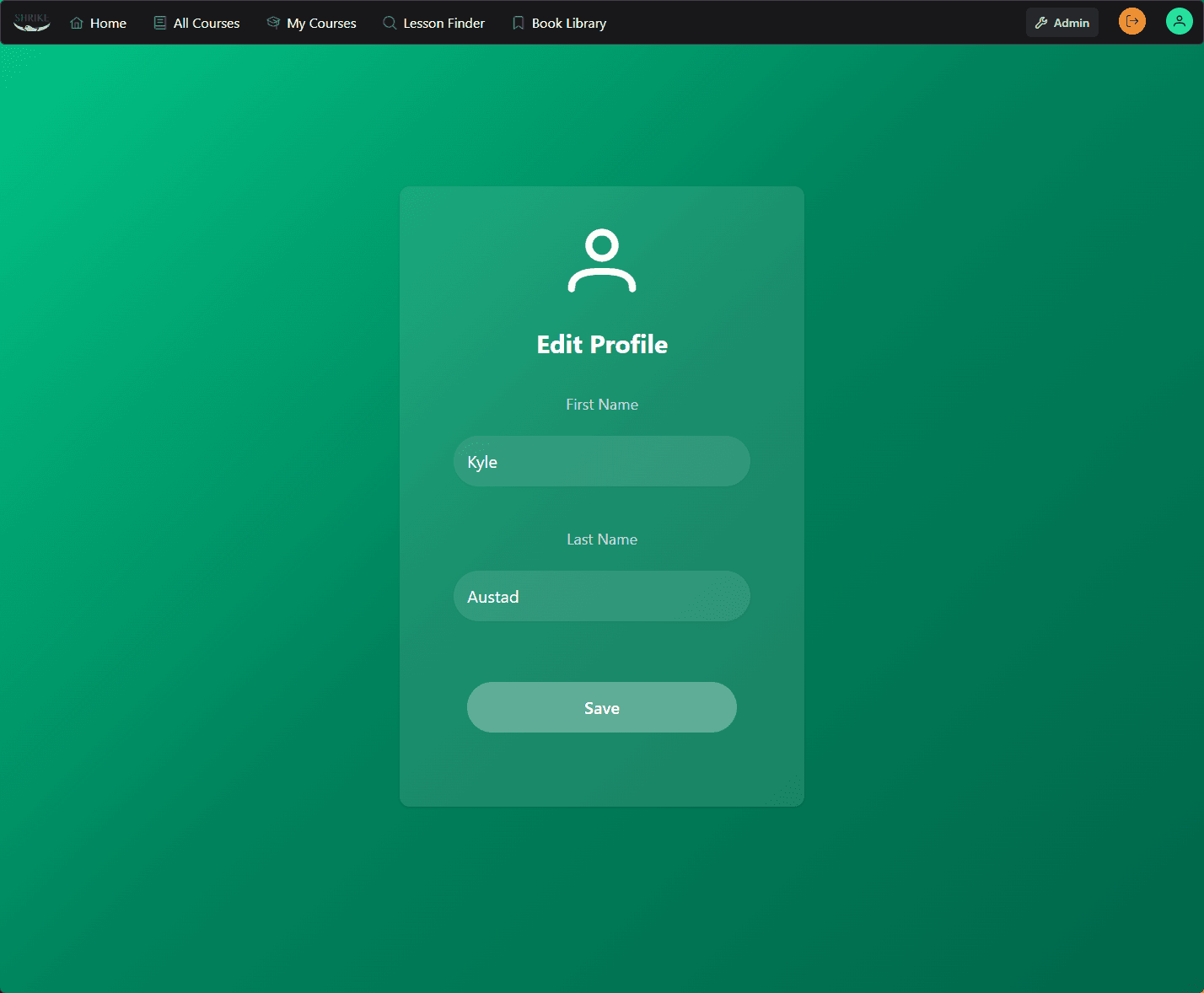 Shrike LMS screenshot 7