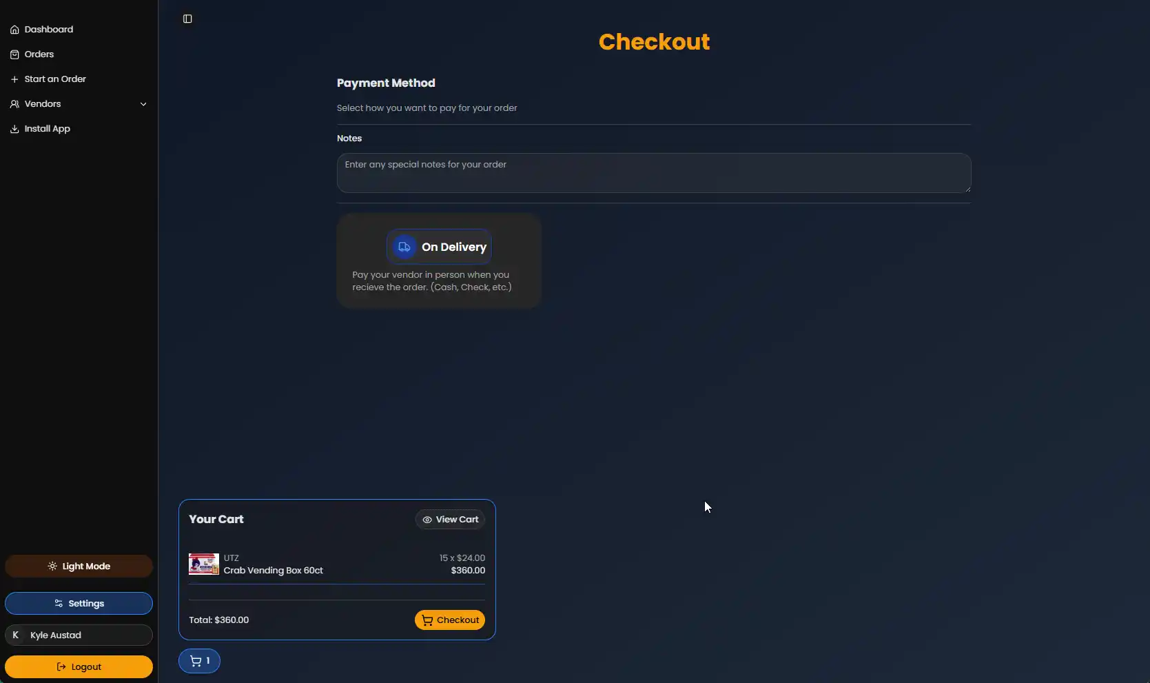Order Place screenshot 13